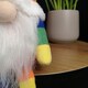 image 5 of 47cm Rainbow Plush Seated Christmas Gonk with Dangly Legs Decoration