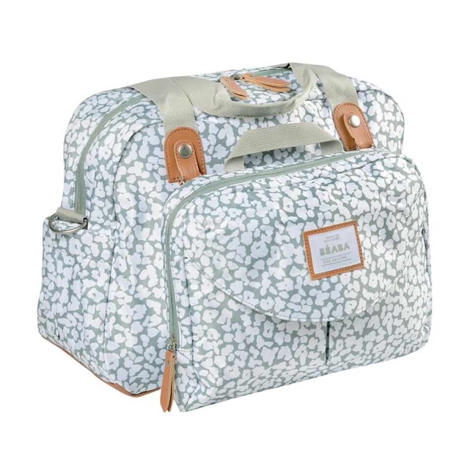 image 1 of Béaba Geneva II Changing Bag Grey Blossom