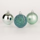 image 1 of Baubles Turquoise 6cm - 6-Piece Set, PVC
