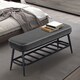 image 6 of HOMCOM Shoe Bench, PU Leather Shoe Storage Bench for Entryway, Charcoal Grey | Grey | Charcoal grey