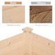 image 3 of Outsunny Raised Wood Garden Bed Planter Vegetables Grow Flower Herbs