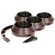 image 1 of Harbour Housewares Flexible Plastic Lawn & Path Edging - 40m x 4cm - Brown