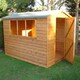 image 2 of Lewis Handmade Garden Shed Approx 8 x 6 Feet Brown