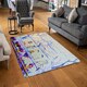 image 2 of BLUE TREES (Rug) Blue | Small: 60x110cm