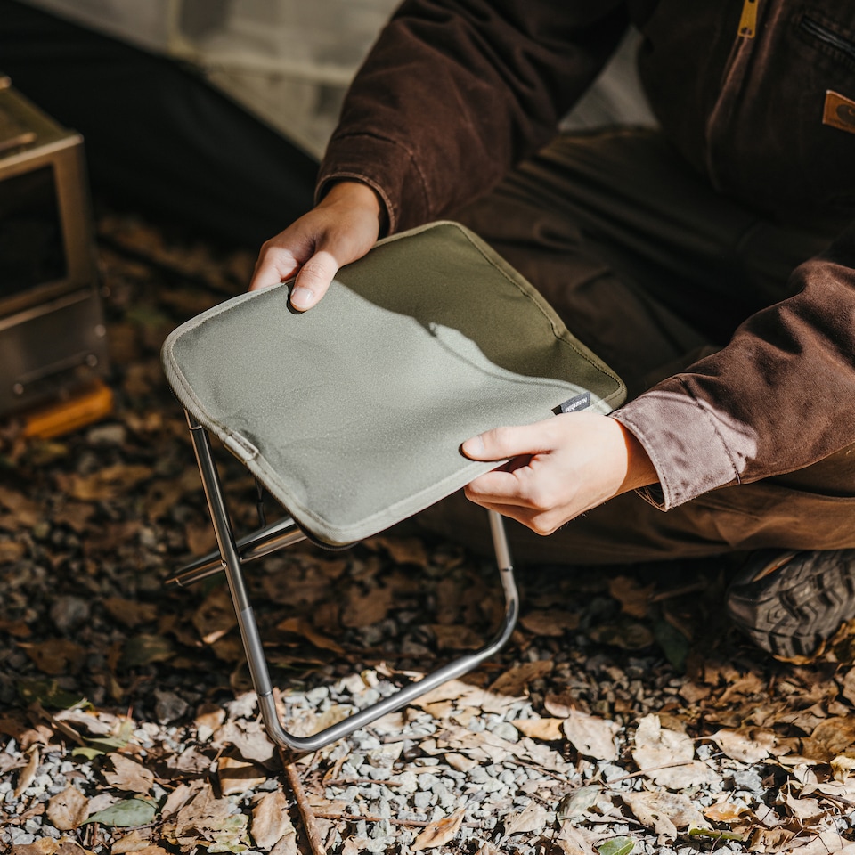 image 1 of Ultralight Outside Folding Stool | Orange | Orange