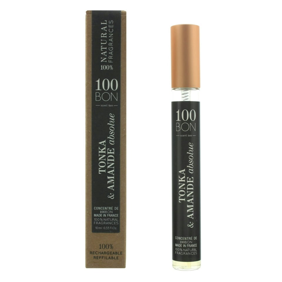100 Bon Tonka & Amande Absolue Concentre Refillable Eau de Parfum 10ml