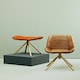 image 3 of Interiors by Premier Tan Leather Footstool