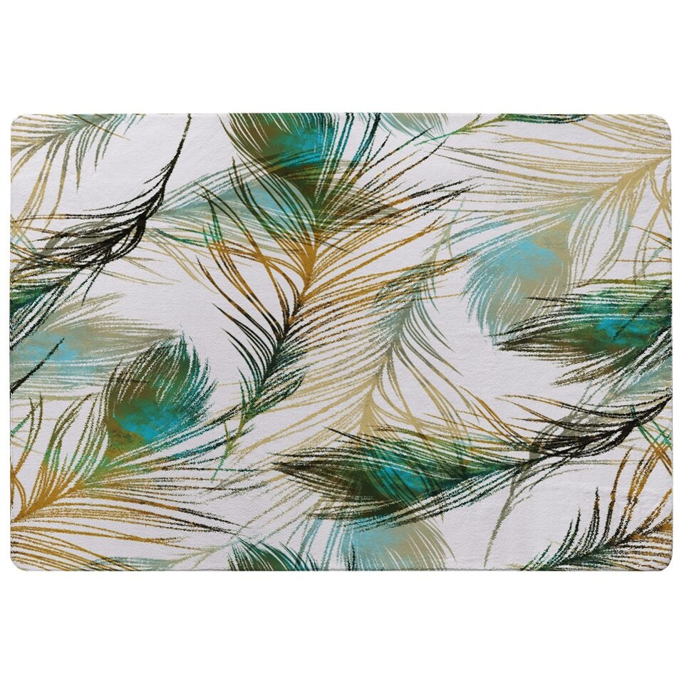 image 1 of Imprints peacock feathers (Rug) Multi | XL: 160x230cm