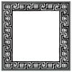 image 3 of Greek traditional meandor (Picture Frame) Black | XL
