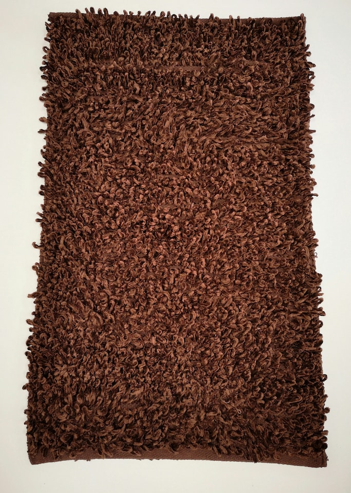 image 1 of Oxford Shaggy Polyester Rug (55x85 cm) | Green | 1