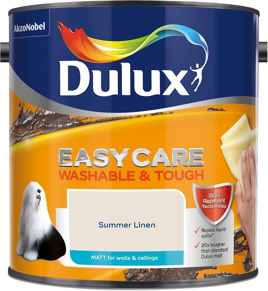 image 1 of Dulux Easycare Matt Summer Lin 2.5L