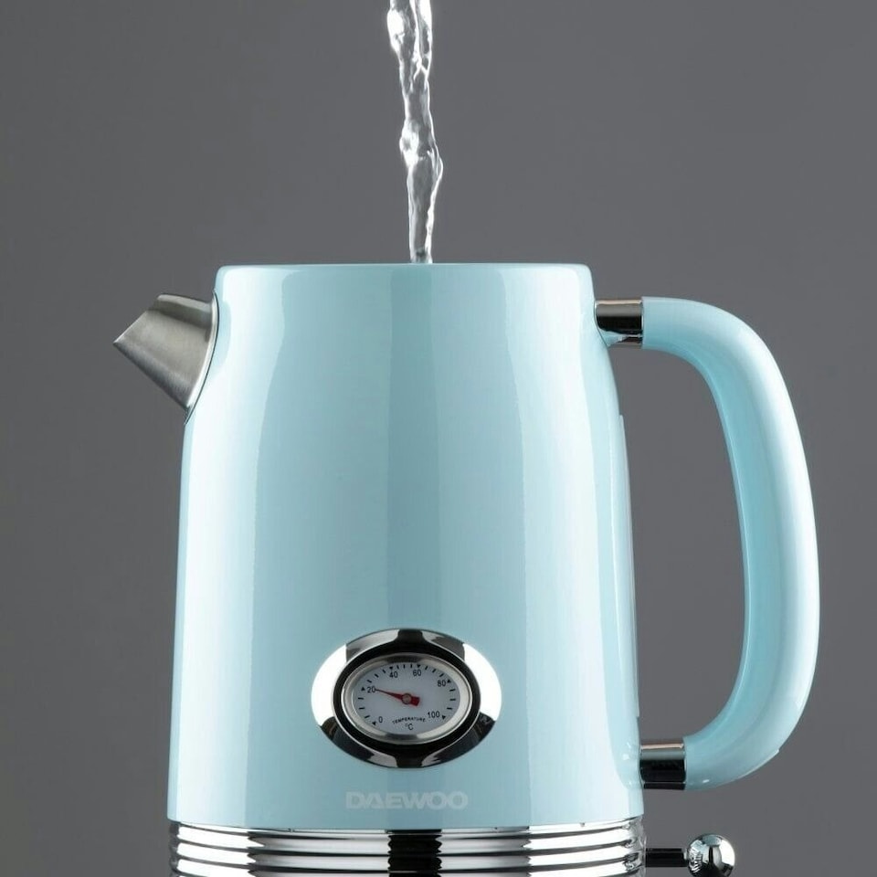 image 1 of Denver Retro Kettle & 4-Slice Toaster Set 1.5L 3000W Blue | Sky Blue | 4-slice