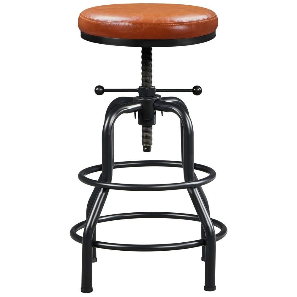 Yaheetech Rustic Swivel Bar Stool for Kitchen Restaurant Bar