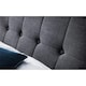image 4 of Premium - Slate Grey Fabric Bed Frame - King 5ft (150cm)
