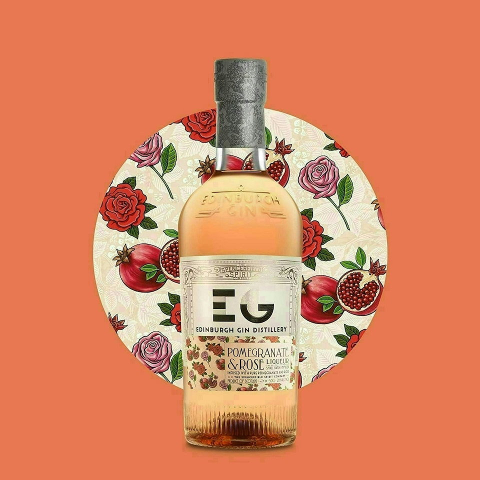 image 1 of Edinburgh Pomegranate & Rose Gin Liqueur