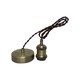 image 2 of Flex - Antique Brass Retro Ceiling Pendant Flex Kit for Shades