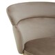 image 5 of Interiors by Premier Mink Velvet Chair, Rustless Velvet Armchair, Easy to Assemble Bedroom Chair, Easy to Clean Outdoor Chair