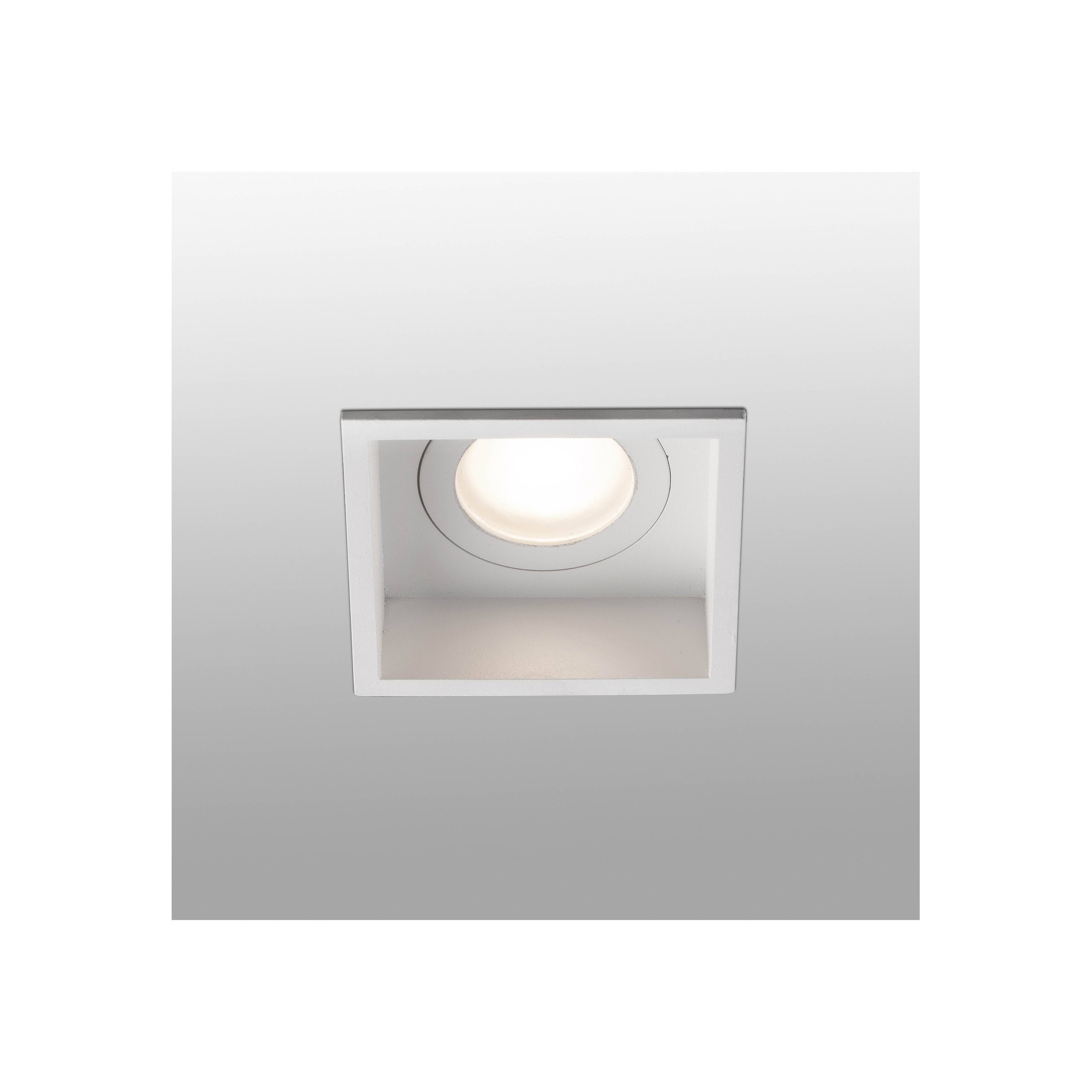 Netlighting Hyde White square Recessed Downlight IP44 GU10