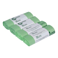 All-Green 30 Litre Compostable Food Waste Bin Liners - 4 Rolls