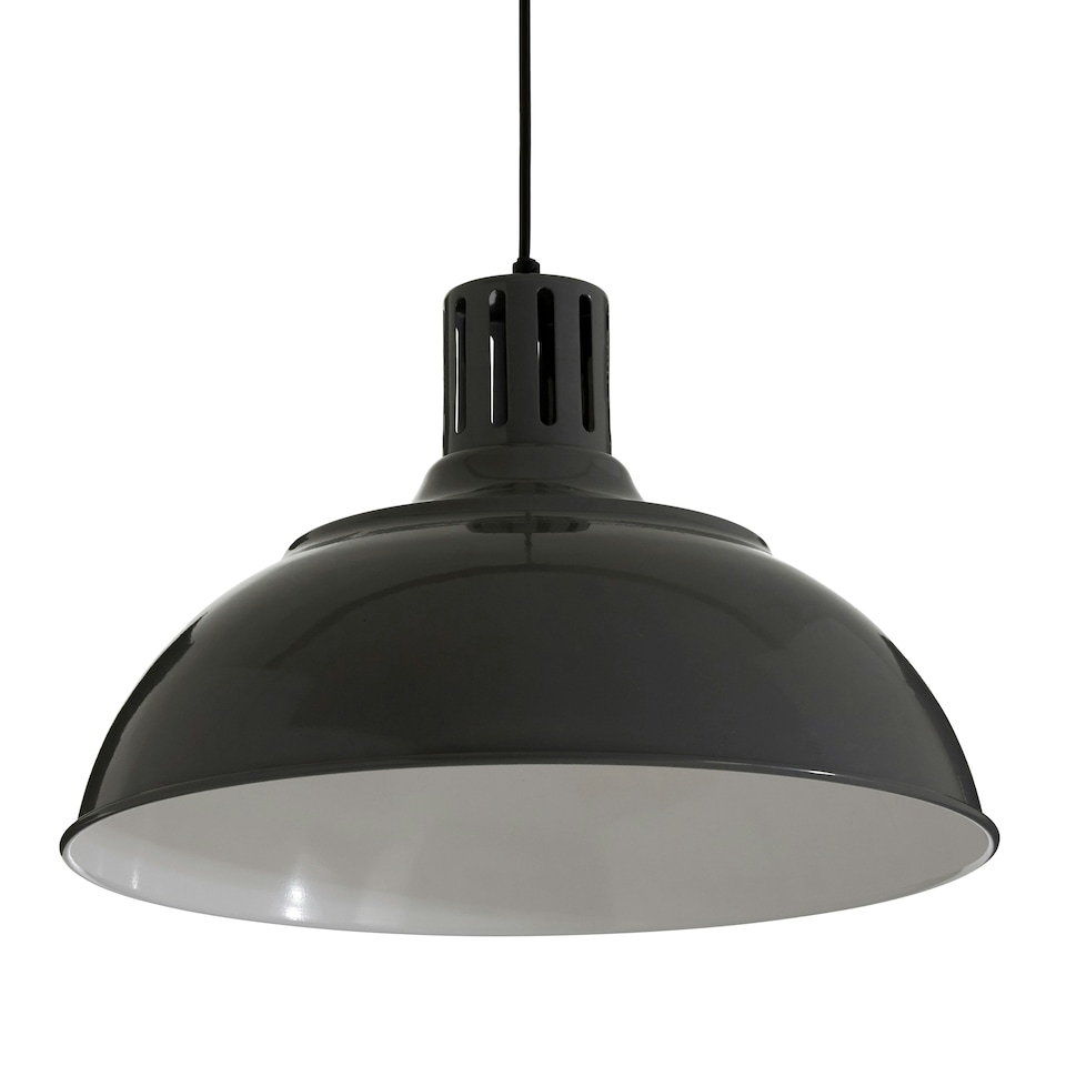 image 1 of Interiors by Premier Brook Grey Metal Pendant Light