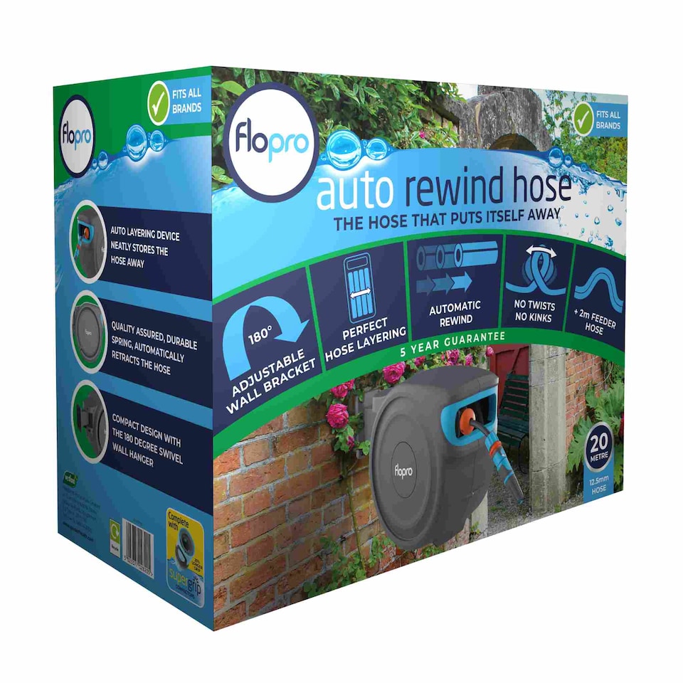 image 1 of FloPro Auto Rewind Hose 20m