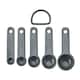 image 2 of KitchenAid 5 Piece Measuring Spoon Set Charcoal Grey