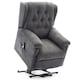 image 1 of Barnsley Fabric Electric Dual Motor Rise Recliner Mobility Armchair (Charcoal)