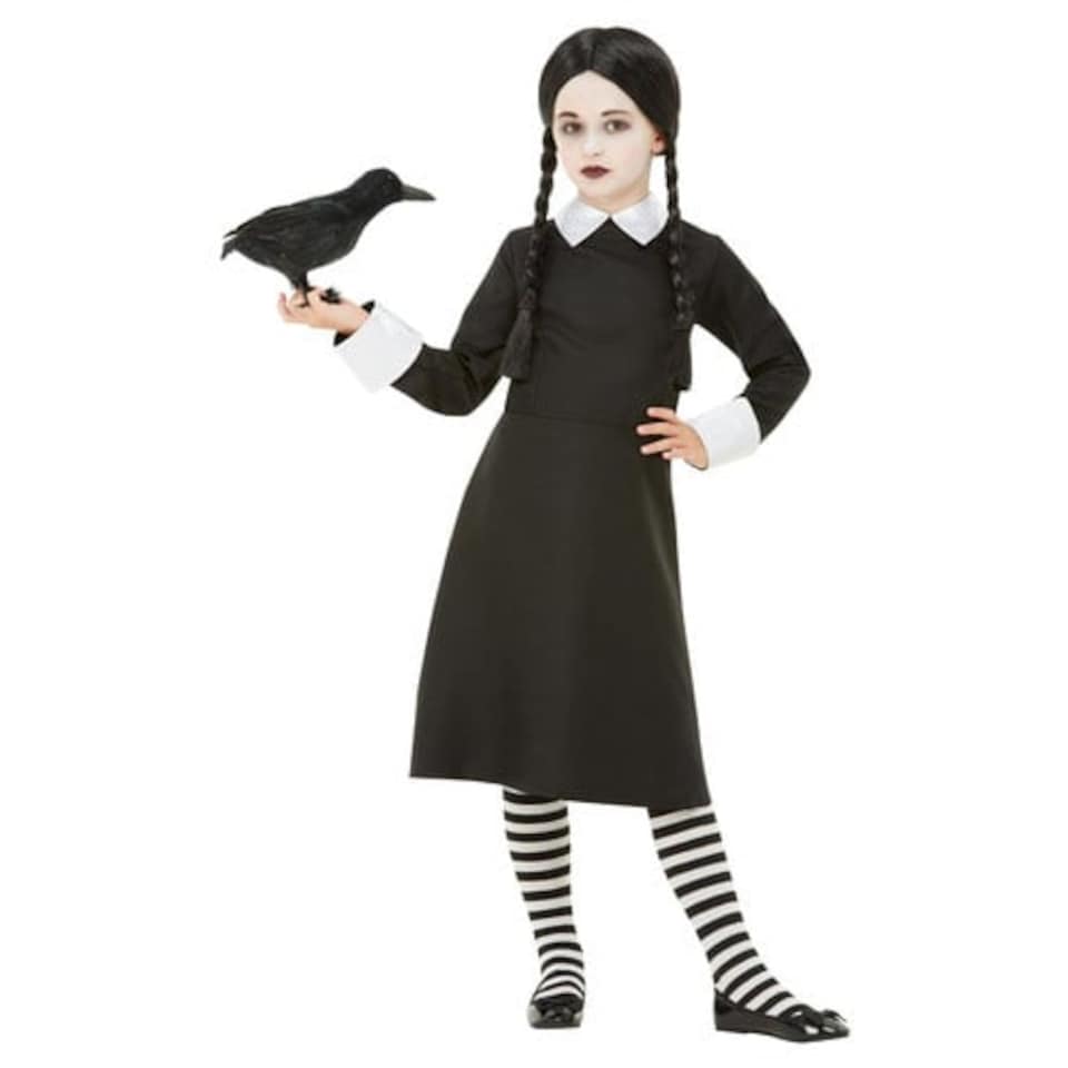 image 1 of Gothic School Girl Fancy Dress Costume Kids Small - Age 4-6