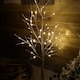 image 2 of 1.2m (4ft) Indoor Outdoor Christmas Lit Birch Tree with 48 Warm White LEDs