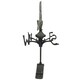image 3 of Horse / Mare Farrier Weather Vane Vain Ridge Mount House Roof Cast Iron Shoe