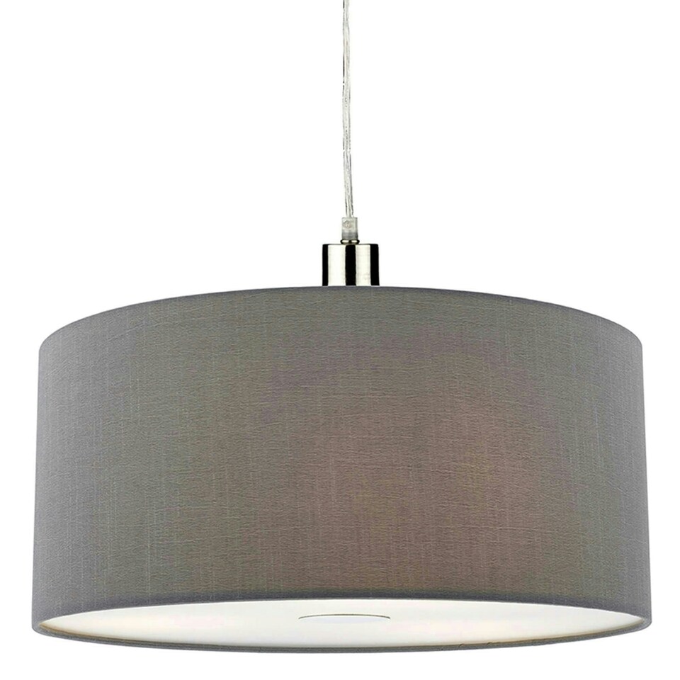 image 1 of Matilda Grey Easy Fit Pendant Shade Grey