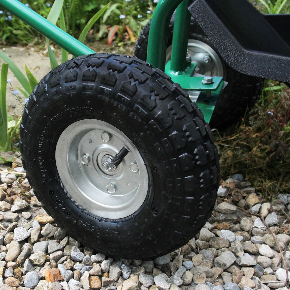 image 1 of Heavy-Duty Mobile Garden Seat