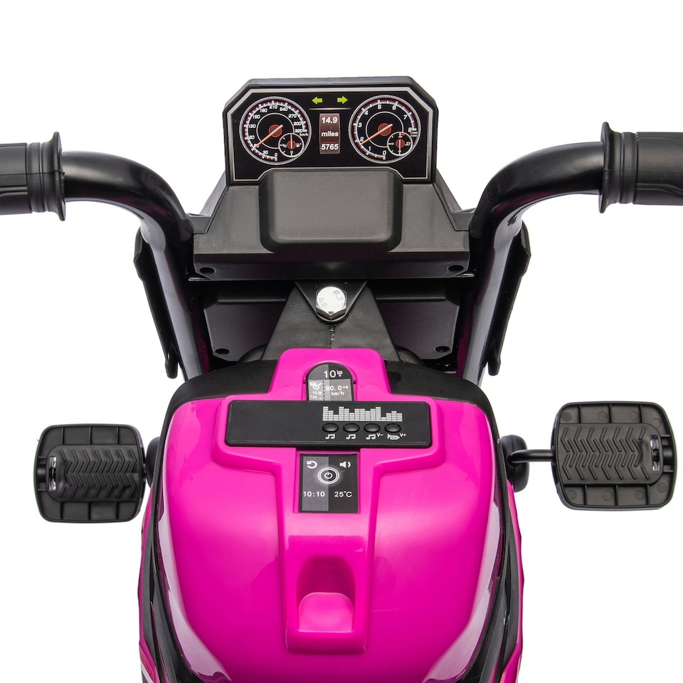 image 1 of AIYAPLAY 3 in 1 Baby Trike with Headlights, Music, Horn - Pink