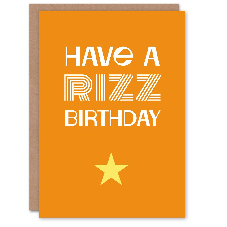 image 1 of Birthday Card Have A Rizz Birthday Playful Youth Culture Slang