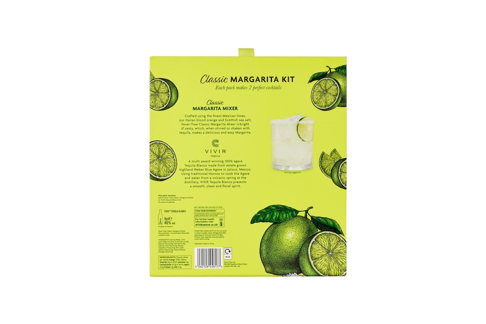 image 1 of Fever-Tree - Classic Margarita Cocktail Kit Gift Pack, 50cl