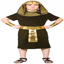 Egyptian King Boys Fancy Dress Ancient Historical Pharoah Kids Childrens Costume(8-10 Years)