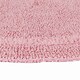 image 4 of Homescapes Luxury Reversible Cotton Shower Mat - Blush Pink Pink