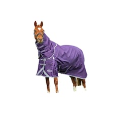 Shires Highlander Original 100g Horse Turnout Rug & Neck Cover - Plum - 5´ 6"