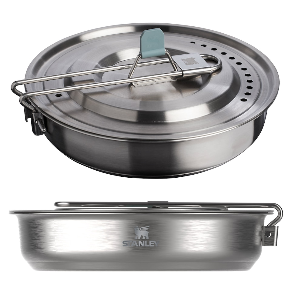 image 1 of Wildfare Core Fry Pan Cookset for Camping | Grey | Silver | One Size | 1