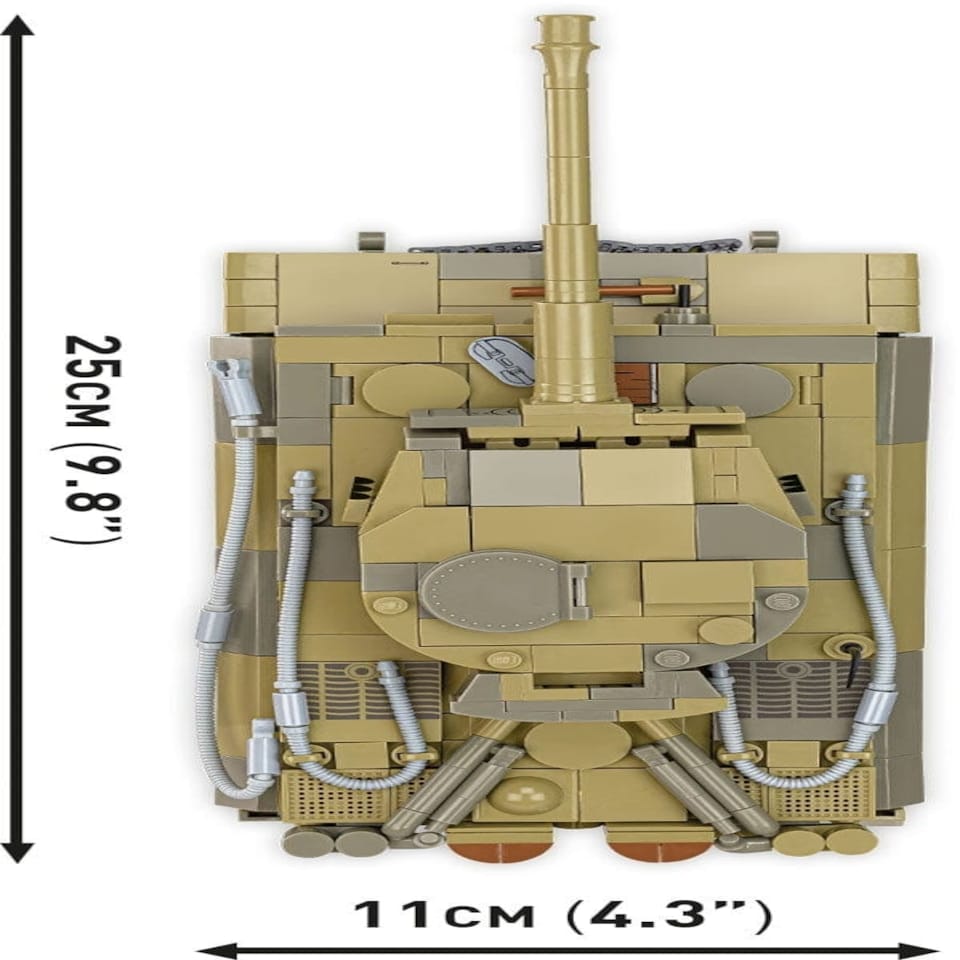 image 1 of Panzer VI Tiger No. 131 The Tank Museum brick tank model - COBI 3123 - 886 bricks