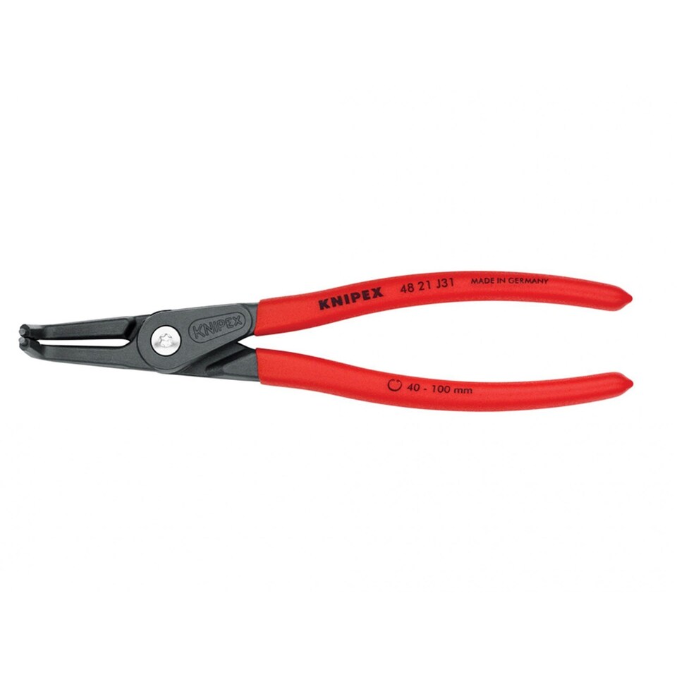 image 1 of Knipex Internal Precision Bent Circlip Pliers 48 21 Series | Multi | Multi Colour | 40-100mm J31 | 1