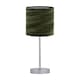 image 5 of Set of 2 Green Crushed Velvet 15.5cm Table Lamp Shades | Green | Small | 2