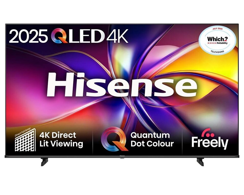 image 1 of Hisense 43E78QTUK 43" QLED 60Hz 4K Smart Freely TV