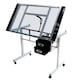 image 1 of Yaheetech Adjustable Drafting Drawing Craft Table | Black