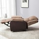 image 8 of Postana Dual Motor Electric Rise Recliner Jumbo Cord Fabric Chair (Brown)