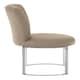 image 2 of Interiors by Premier Grey Faux Leather Dining Chair, Easy to Care faux leather dining chair, Sturdy Bedroom & Lounge Chair
