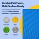 image 2 of Straame EVA Foam Garden Kneeling Pad, Blue – 45x28x4cm with Handle