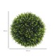 image 5 of HOMCOM Set of 2 Artificial Plant Topiary Balls, UV-protected Fake Decorative Plants, FauPlants for Home Indoor Outdoor Decor, 45cm, Green
