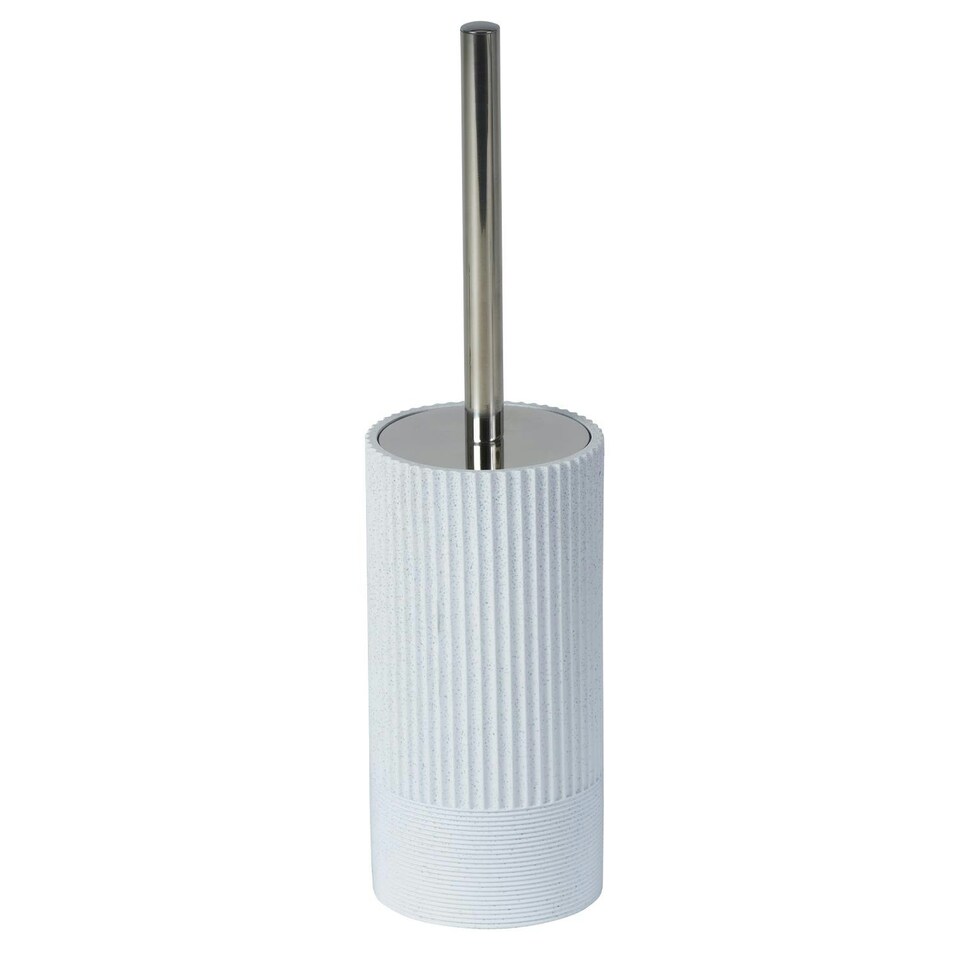 image 1 of Showerdrape Tranquil Pale Blue Sparkle Toilet Brush & Holder