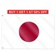 image 1 of Japan Flag 5x3ft With Eyelets Multi